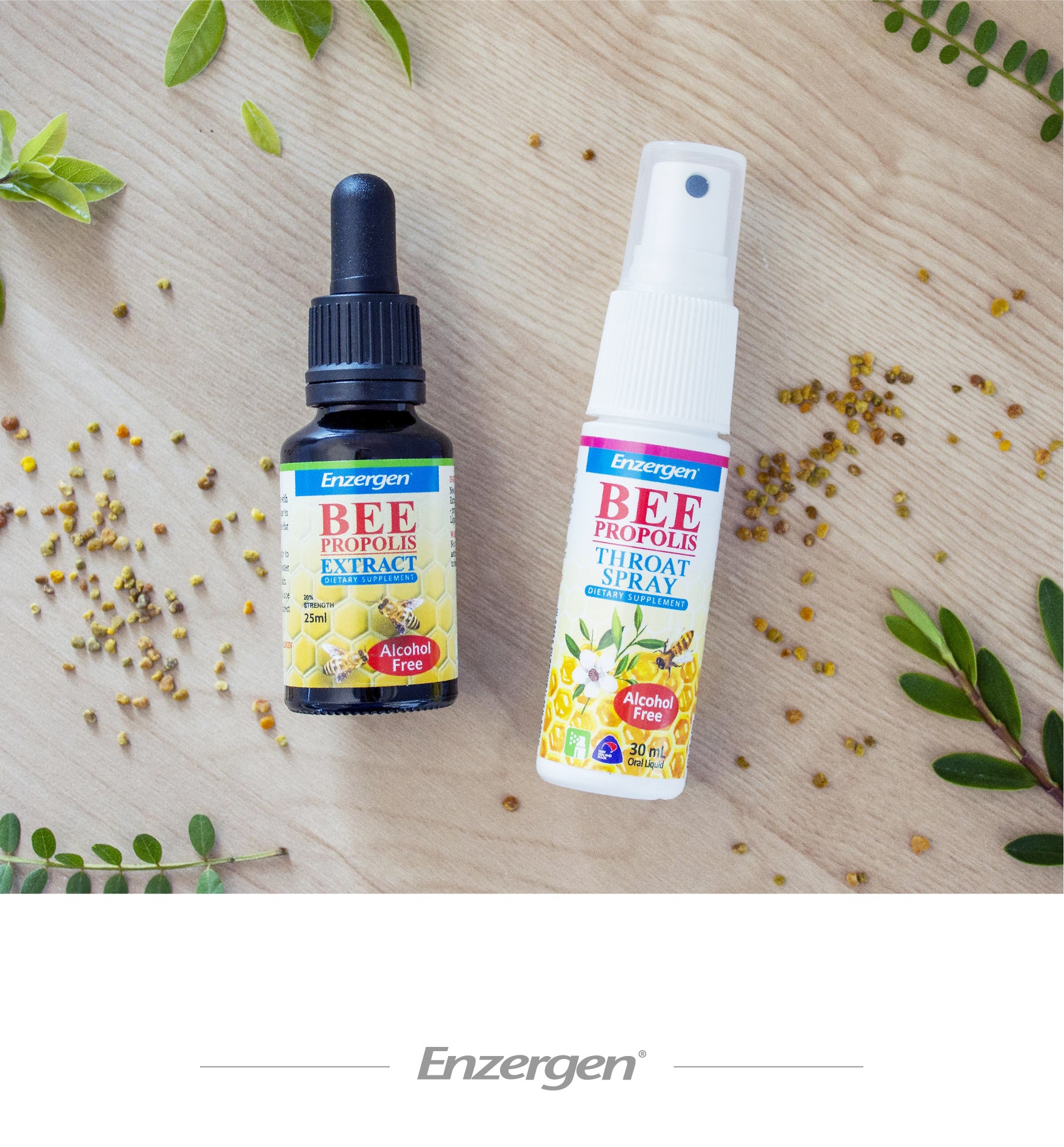 Bee Propolis Extract & Throat Spray (Alcohol Free) - KiwiCorp New Zealand