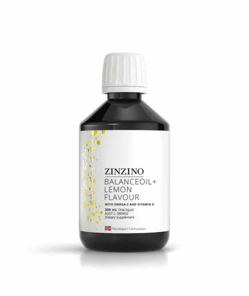 Product image of ZINZINO BalanceOil+ 300ml from KiwiCorp – premium omega-3 supplement for heart and brain health.